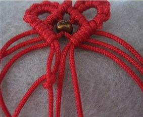 爱心手链编法视频教程,简单易学，打造个性饰品